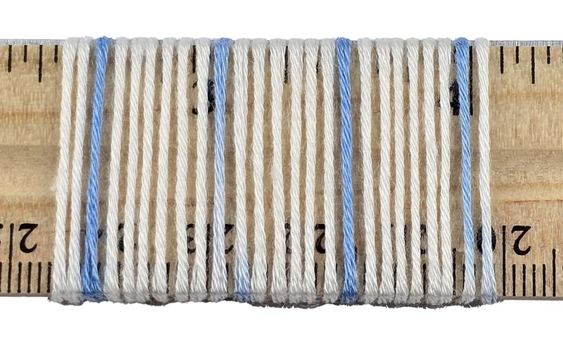 Yonkey Monkey 10-Pack of Yonkey Monkey 500 Grams Yarn - 70% Rayon derived from Bamboo, 30% Cotton - Imported - Blue White 9042 - Image 4